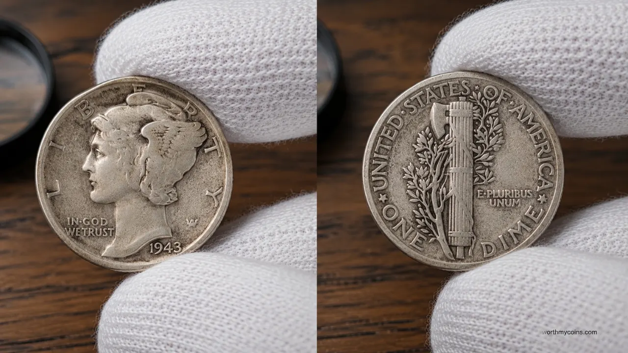 Collection of valuable Mercury Dimes featuring rare key dates, mint marks, and Full Bands examples