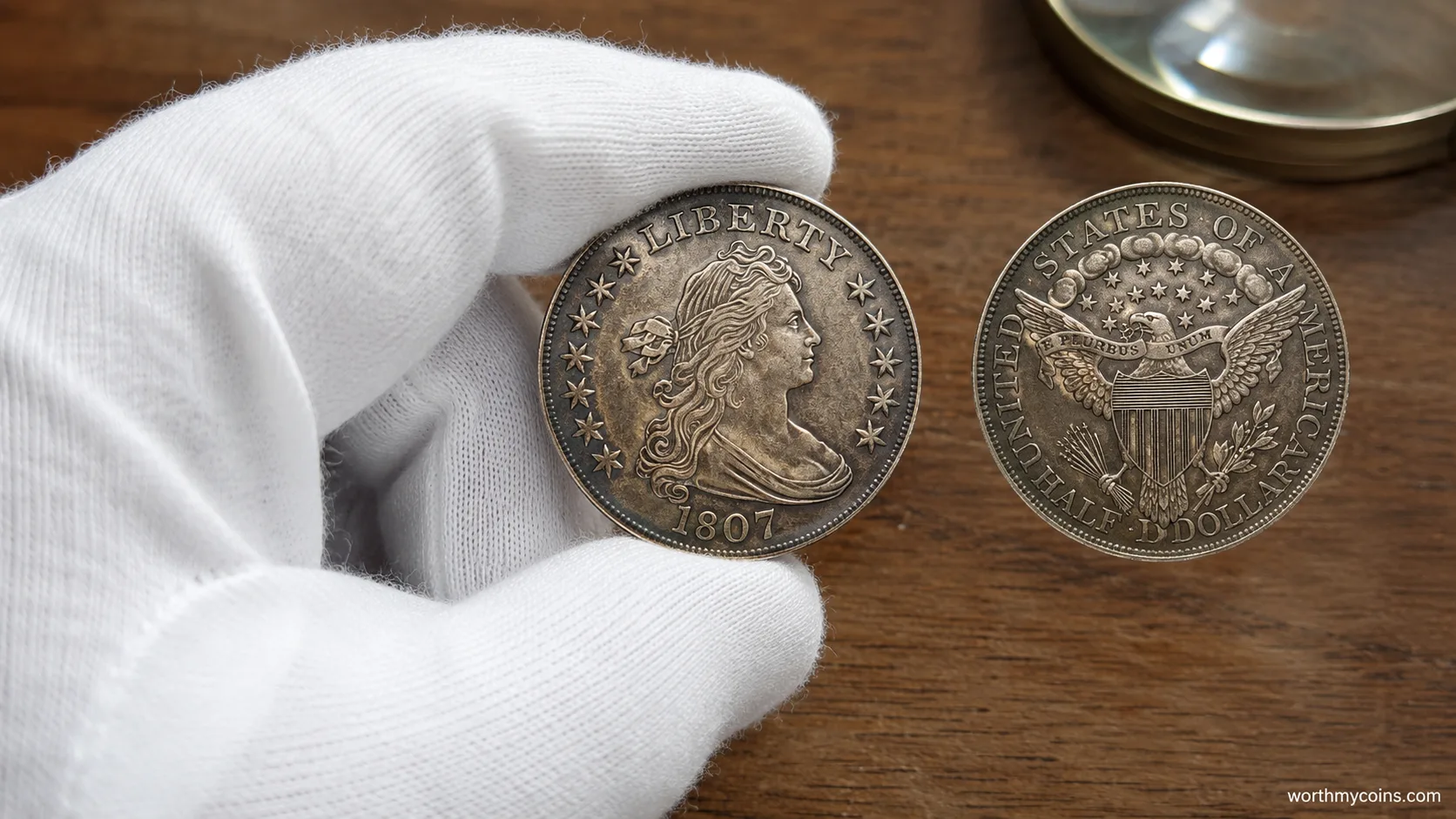 1794 Draped Bust Half Dollar with Small Eagle reverse featured in the top Draped Bust Half Dollars that made numismatic history.