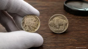 1916 Mercury Dime showing the Winged Liberty design and mintmark details