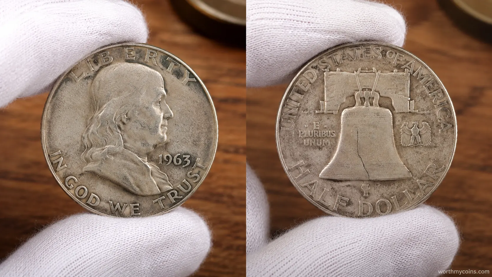Found old Franklin Half Dollar showing key dates, mint marks, proof coins, and Full Bell Lines collectors look for