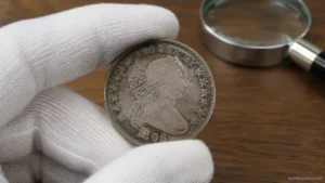 The Most Valuable U.S. Coins Every Collector Should Know featuring rare American gold and silver coins including the 1794 Flowing Hair Dollar, 1913 Liberty Head Nickel, and 1933 Double Eagle.